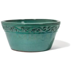 Kirschke Pflanzgefäß Country Garden Lincoln 25 Cm Ocean Green