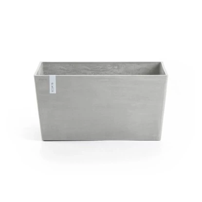Ecopots Pflanztopf Paris Weißgrau 80 Cm X 38 Cm X 40 Cm 3 Ecopots Pflanztopf Paris Weißgrau 80 Cm X 38 Cm X 40 Cm