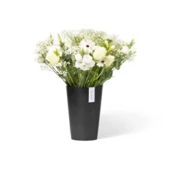 Ecopots Vase Pisa Dunkelgrau 17,5 Cm X 3 Cm -Günstiges Heissner Geschäft 012100 Pisa17.5DarkGrey 01