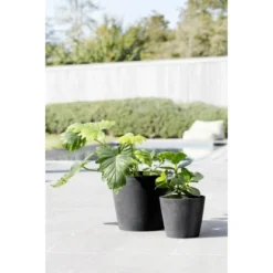 Ecopots Pflanztopf Amsterdam Dunkelgrau 20 Cm X 17,5 Cm -Günstiges Heissner Geschäft 0WaterReservoirDarkGrey 90