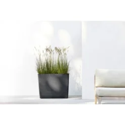 Ecopots Pflanztopf Paris Rollen Dunkelgrau 85 Cm X 40 Cm X 65 Cm -Günstiges Heissner Geschäft 0 ParisWheels85DarkGrey 90