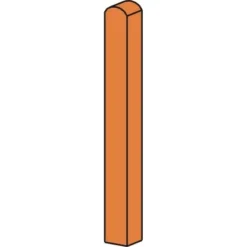 Vierkant-Zaunpfahl Mit Rundkopf 9 Cm X 9 Cm X 100 Cm Honigfarben Lasiert FSC® -Günstiges Heissner Geschäft 1003540 picture 2 1