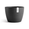 Ecopots Pflanztopf Stockholm Dunkelgrau 31 Cm X 23,3 Cm
