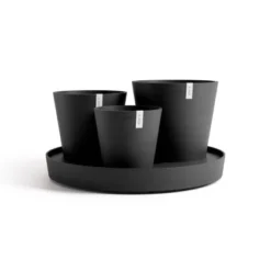 Ecopots Pflanztopf Dubai Dunkelgrau 56 Cm X 30 Cm