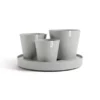 Ecopots Pflanztopf Dubai Weißgrau 56 Cm X 30 Cm -Günstiges Heissner Geschäft 11012100 DubaiWhiteGrey 00