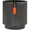 Capi Pflanztopf Groove Zylinder Schwarz 19 Cm X 21 Cm -Günstiges Heissner Geschäft 113962 4091 01
