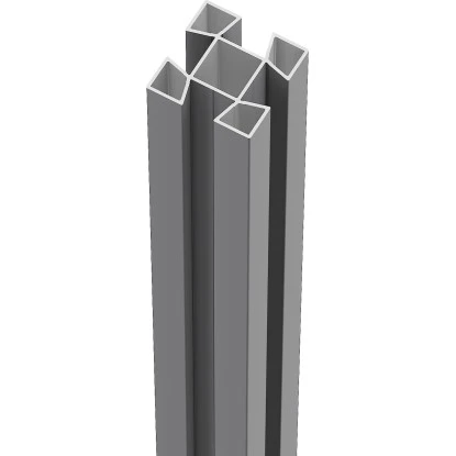 ZacAlu Aluminium-Zaunpfosten Silbergrau 7,3 Cm X 7,3 Cm X 194 Cm 3 ZacAlu Aluminium-Zaunpfosten Silbergrau 7,3 Cm X 7,3 Cm X 194 Cm