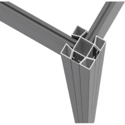 ZacAlu Aluminium-Zaunpfosten Silbergrau 7,3 Cm X 7,3 Cm X 194 Cm 7 ZacAlu Aluminium-Zaunpfosten Silbergrau 7,3 Cm X 7,3 Cm X 194 Cm -Günstiges Heissner Geschäft 1163 ALUPFOSTEN75X75X19S 3