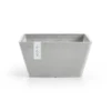 Ecopots Pflanzschale Berlin Quadratisch Weißgrau 31 Cm X 15,5 Cm -Günstiges Heissner Geschäft 12100 Berlin30WhiteGrey 00