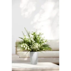 Ecopots Vase Pisa Weißgrau 17,5 Cm X 3 Cm -Günstiges Heissner Geschäft 12100 Pisa17.5WhiteGrey 90