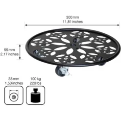 Wagner Pflanzenroller GH 0936 Ø 30 Cm Schwarz 10 Wagner Pflanzenroller GH 0936 Ø 30 Cm Schwarz -Günstiges Heissner Geschäft 1236256 2470 3