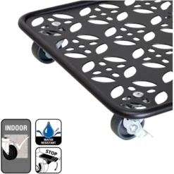 Wagner Pflanzenroller GH 0937 30 Cm X 30 Cm Schwarz -Günstiges Heissner Geschäft 1236389 2470 4