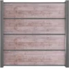 GroJaPremo HPL-Steckzaun Holzoptik 180 Cm X 180 Cm X 0,8 Cm -Günstiges Heissner Geschäft 126108 2027