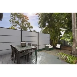 GroJaPremo HPL-Steckzaun Uni Grau 180 Cm X 180 Cm X 0,8 Cm -Günstiges Heissner Geschäft 126119 2027 2