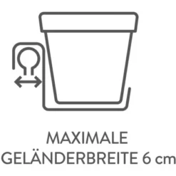 Elho Blumentopf Loft Urban Potholder Ø 19 Cm Anthrazit -Günstiges Heissner Geschäft 1360619 4667 5