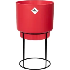 Elho Blumentopf B.for Studio Ø 22 Cm X 38 Cm Brilliantrot