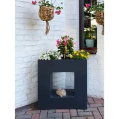 Pflanzwerk® Pflanzkübel Vista 69 Cm X 68 Cm X 29 Cm Anthrazit -Günstiges Heissner Geschäft 145573 11001500 5