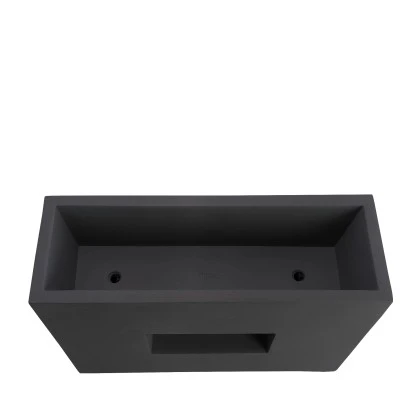 Pflanzwerk® Pflanzkübel Vista 96 Cm X 45 Cm X 27 Cm Anthrazit 6 Pflanzwerk® Pflanzkübel Vista 96 Cm X 45 Cm X 27 Cm Anthrazit – Bild 4