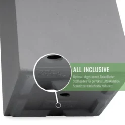 Pflanzwerk® Pflanzkübel Tower 50 Cm X 23 Cm X 23 Cm Grau -Günstiges Heissner Geschäft 145648 11001500 4