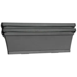 Ebertsankey Pflanzkasten Athen 2er-Set Inkl. Halter Athen 50 Cm Anthrazit