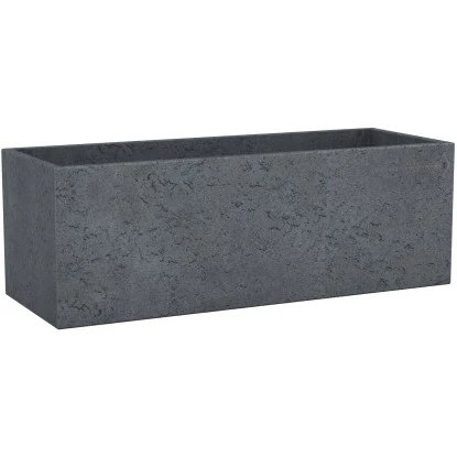 Scheurich Pflanzgefäß C-Cube Long 80 Cm Stony Black 3 Scheurich Pflanzgefäß C-Cube Long 80 Cm Stony Black
