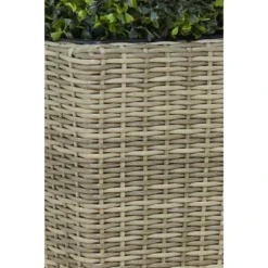 Gartenfreude Pflanzkübel Polyrattan Konisch 28 Cm X 28 Cm Naturfarben -Günstiges Heissner Geschäft 159781 4655 pt02
