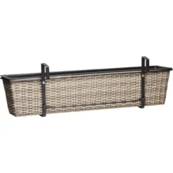Gartenfreude Balkonkasten 80 Cm X 19 Cm Naturfarben Mit Bewässerungssystem -Günstiges Heissner Geschäft 159811 4655 5