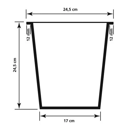 Gartenfreude Pflanzkübel Polyrattan 76 Cm X 26 Cm Anthrazit 4 Gartenfreude Pflanzkübel Polyrattan 76 Cm X 26 Cm Anthrazit – Bild 2