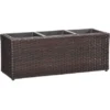 Gartenfreude Pflanzkübel Polyrattan 76 Cm X 26 Cm Bicolour Braun -Günstiges Heissner Geschäft 160100 4655 1