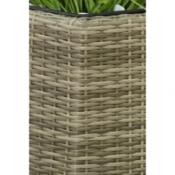 Gartenfreude Pflanzkübel Polyrattan 76 Cm X 26 Cm Naturfarben -Günstiges Heissner Geschäft 160106 4655 pt 02