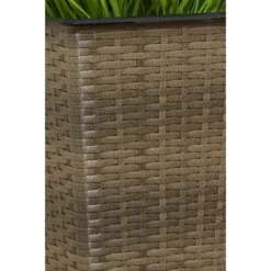 Gartenfreude Pflanzkübel Polyrattan Konisch 41,5 Cm X 41,5 Cm Cappuccino 2er-Set -Günstiges Heissner Geschäft 160162 4655 2