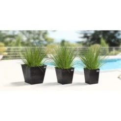 Gartenfreude Pflanzkübel Polyrattan Bicolour Braun 3er-Set 5 Gartenfreude Pflanzkübel Polyrattan Bicolour Braun 3er-Set -Günstiges Heissner Geschäft 160188 4655 pt01