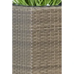 Gartenfreude Raumteiler Pflanzkübel Polyrattan 76 Cm X 26 Cm Cappuccino -Günstiges Heissner Geschäft 160199 4655 pt 02