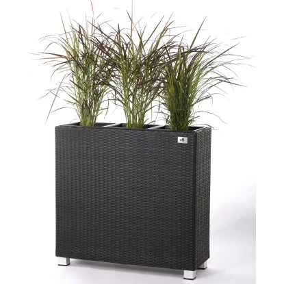 Gartenfreude Raumteiler Pflanzkübel 76 Cm X 26 Cm Anthrazit Mit Alu-Füßen 5 Gartenfreude Raumteiler Pflanzkübel 76 Cm X 26 Cm Anthrazit Mit Alu-Füßen – Bild 3