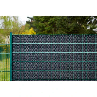 Kunststoff-Sichtschutzstreifen Polyrattan Anthrazit 255 Cm X 19 Cm 4 Kunststoff-Sichtschutzstreifen Polyrattan Anthrazit 255 Cm X 19 Cm – Bild 2