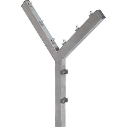 Floraworld Y-Pfostenaufsatz Silber 4 Floraworld Y-Pfostenaufsatz Silber – Bild 2