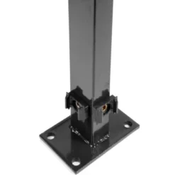 Floraworld Eckpfosten Mit Angeschweißter Bodenplatte Anthrazit 69 Cm
