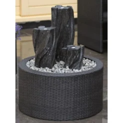 Brunnenbecken-Umrandung DecoWall Wicker 1 Ø 72,5 Cm 38,5 Cm Hoch Mattschwarz 7 Brunnenbecken-Umrandung DecoWall Wicker 1 Ø 72,5 Cm 38,5 Cm Hoch Mattschwarz -Günstiges Heissner Geschäft 163423 3411 1 1