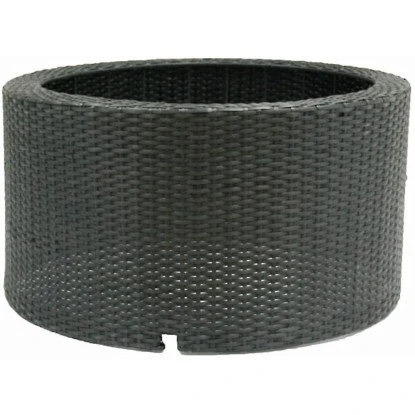 Brunnenbecken-Umrandung DecoWall Wicker 1 Ø 72,5 Cm 38,5 Cm Hoch Mattschwarz 3 Brunnenbecken-Umrandung DecoWall Wicker 1 Ø 72,5 Cm 38,5 Cm Hoch Mattschwarz