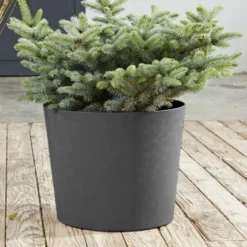 Poétic Pflanztopf Element Ø 25 Cm X 24 Cm Schiefer -Günstiges Heissner Geschäft 173323 2984 4