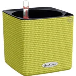 Lechuza Pflanzgefäß 3er-Set Cube Color 14 Grün Mit Kräuterschere