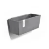 Ecopots Pflanztopf Manhattan Wall M Grau 35 Cm X 17,4 Cm X 15 Cm -Günstiges Heissner Geschäft 2100 ManhattanWallMGrey 00