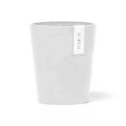 Ecopots Pflanztopf Morinda Weiß 17 Cm X 19,2 Cm