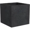 Scheurich Pflanzgefäß C-Cube 240 28,5 Cm X 28,5 Cm Stony Black -Günstiges Heissner Geschäft 2185940 4357 240 30 1