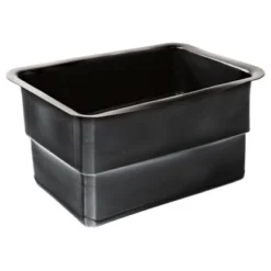 Heissner Teichbecken PE 110 L Eckig Schwarz