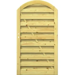 Sichtschutzzaun Element Ronja Tor Für Einsteckschloss 98 Cm X 155 (179) Cm FSC®