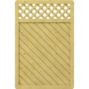 Sichtschutzzaun Element Gada Rechteck Mit Gitter 119 Cm X 179 Cm FSC® -Günstiges Heissner Geschäft 236692 3286 1086 gada 1