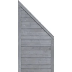 Sichtschutzzaun Element Neo Design Anschluss Grau 89 Cm X 179 Auf 89 Cm FSC®