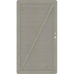 Sichtschutzzaun Element Arzago Tor Grau 98 Cm X 179 Cm FSC®
