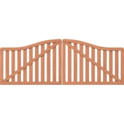 Sichtschutzzaun Element Raja Hartholz Doppeltor Krone 297 Cm X 90 (97) Cm FSC®